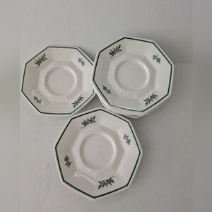 Nikko Christmastime  Saucers, Vintage  Set of 4